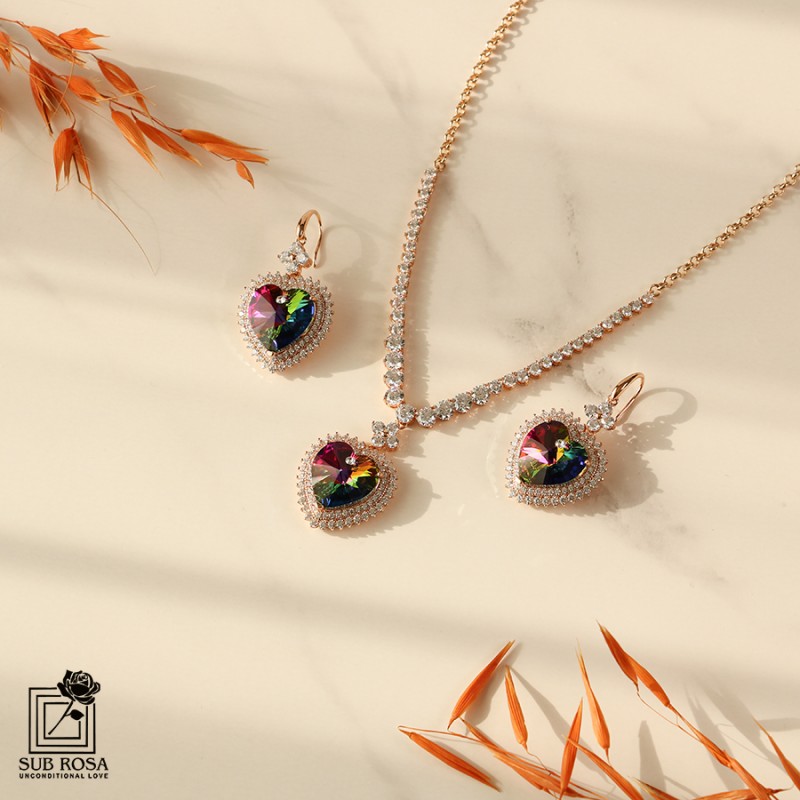 نیم ست سواروسکی المنتس 720ویژه 12891