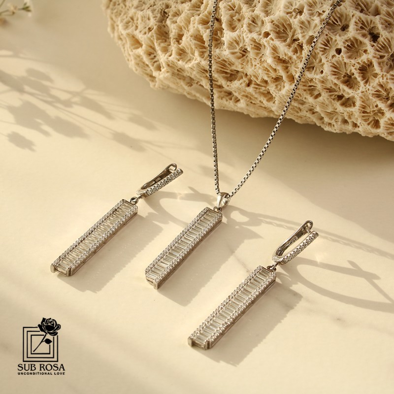 نیم ست نقره 11739