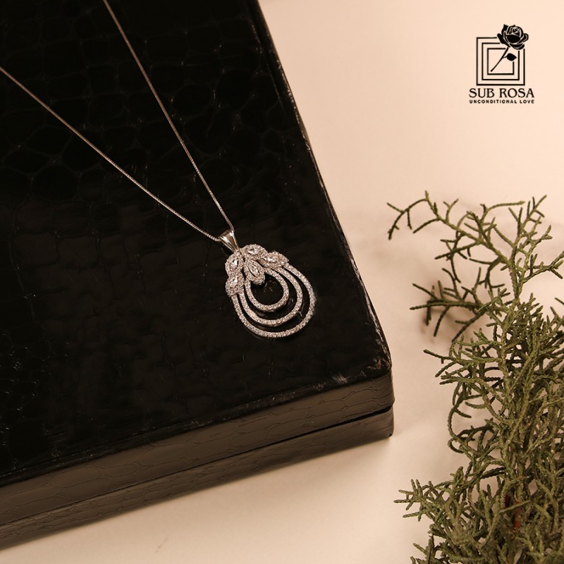 گردنبند نقره 925 - 14893