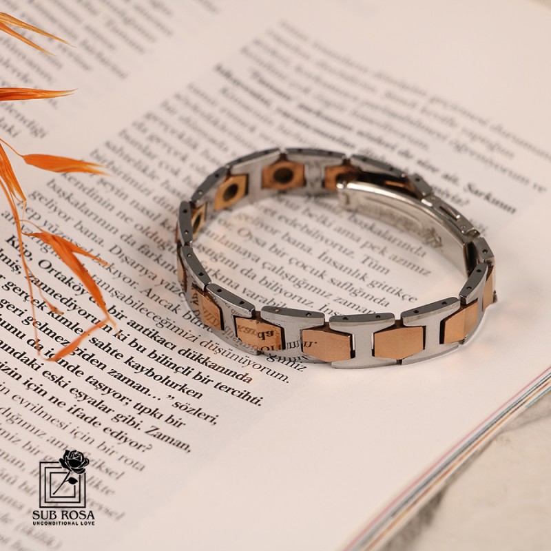 دستبند سرامیکی دو رنگ 12986