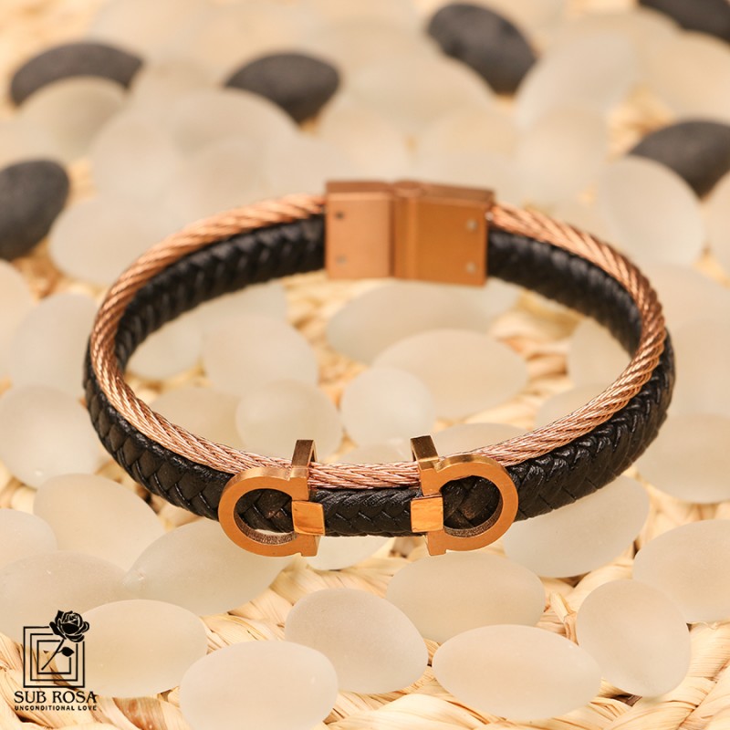 دستبند 182 دو رنگ-14343