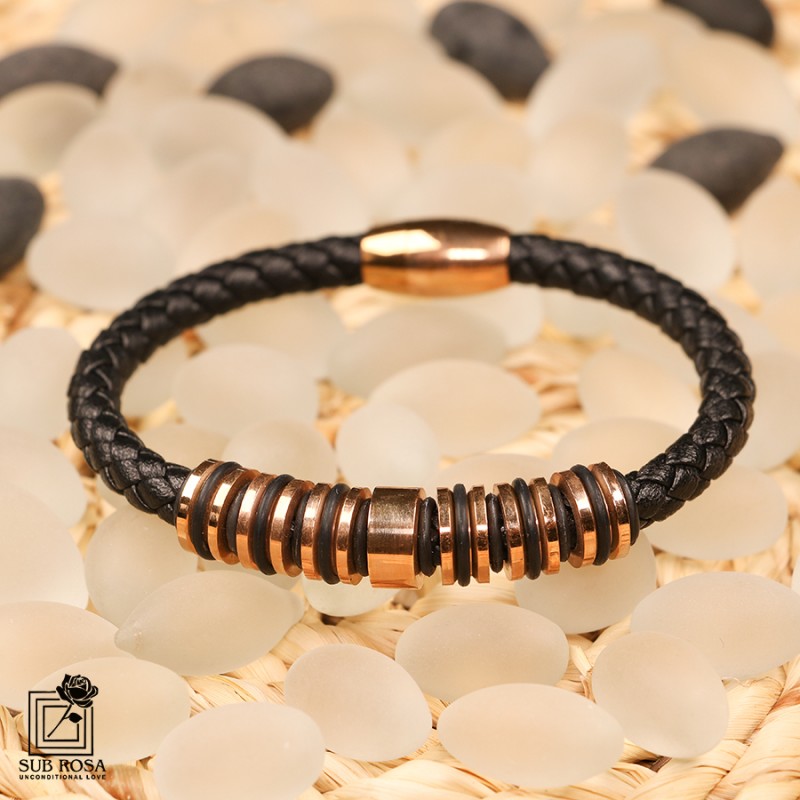 دستبند چرمی مگنتی 150-14349