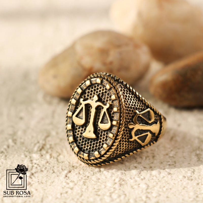 انگشتر استیل عدالت سایز 11 -14393
