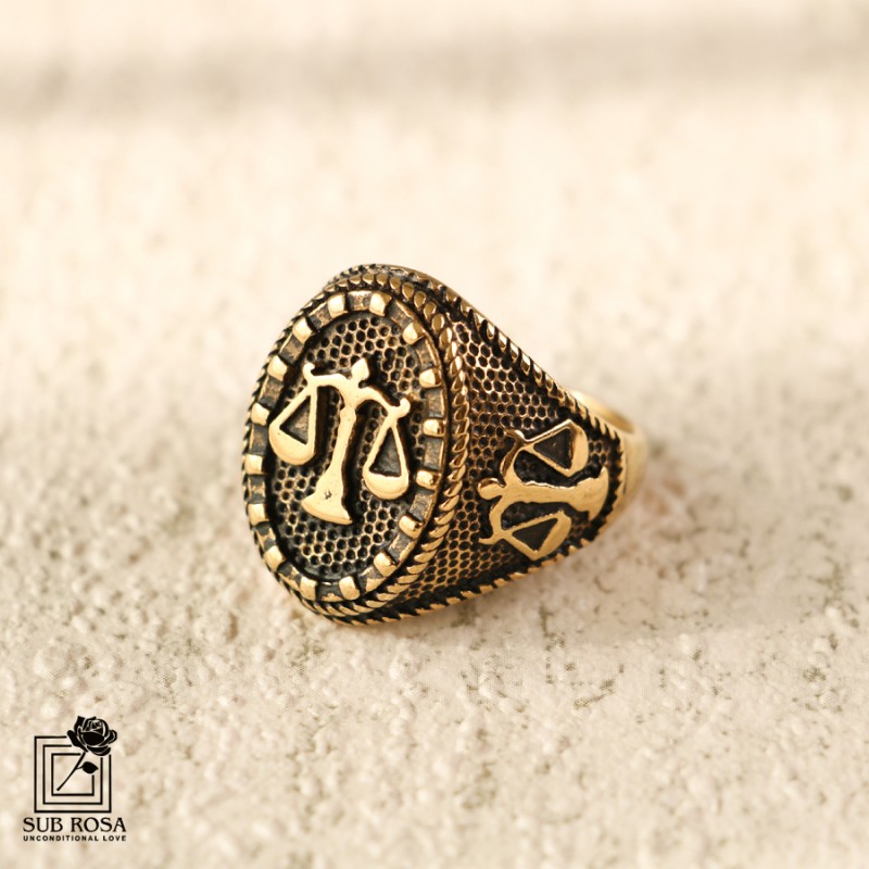 انگشتر استیل عدالت سایز 9-14395