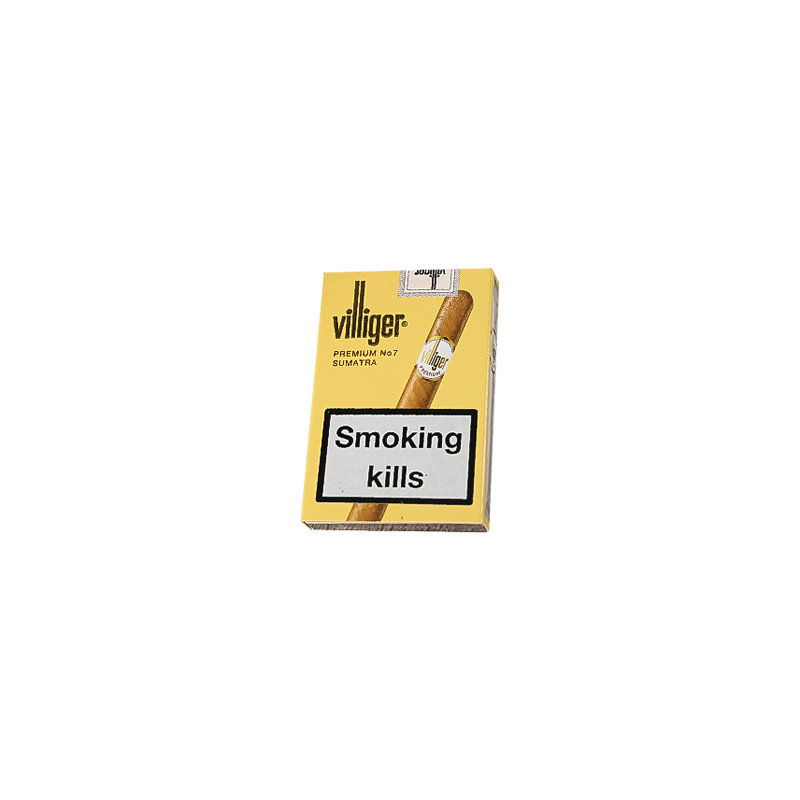 سیگار برگ ویلیجر پریمیوم شماره 7 سوماترا Villiger Premium No 7 Sumatra (بسته 5نخی)13551