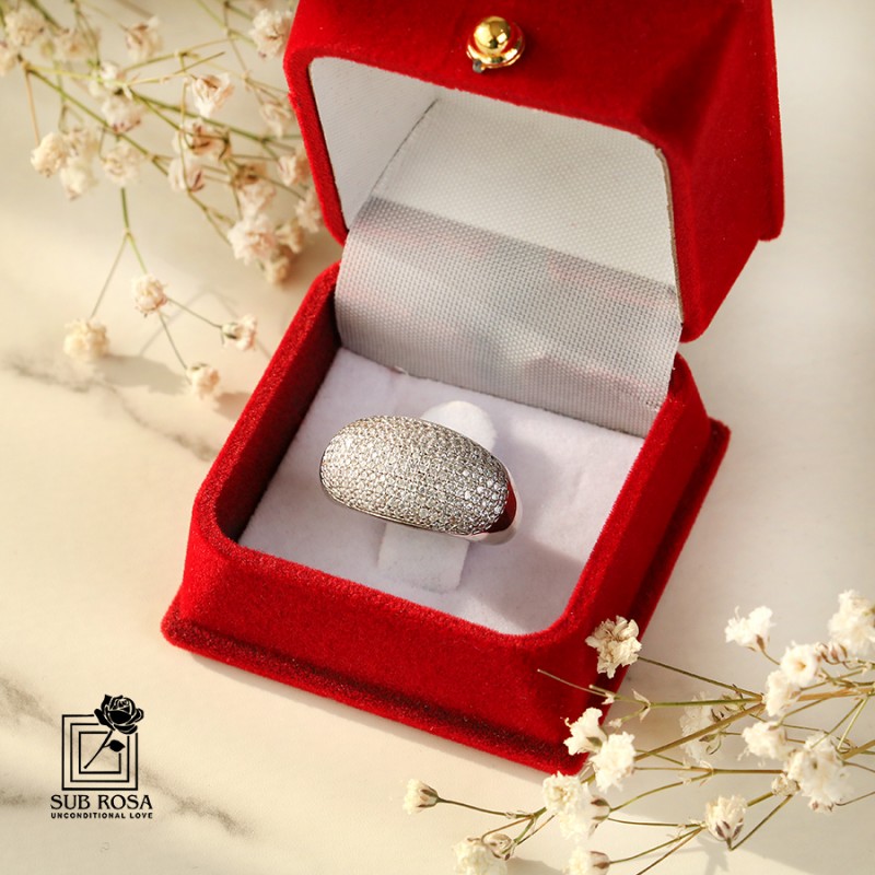 انگشتر نقره 925 زنانه 15087-FREE SIZE