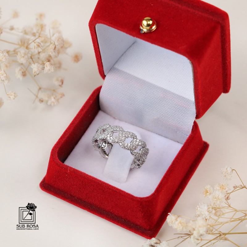 انگشتر نقره 925 زنانه 14759-FREE SIZE