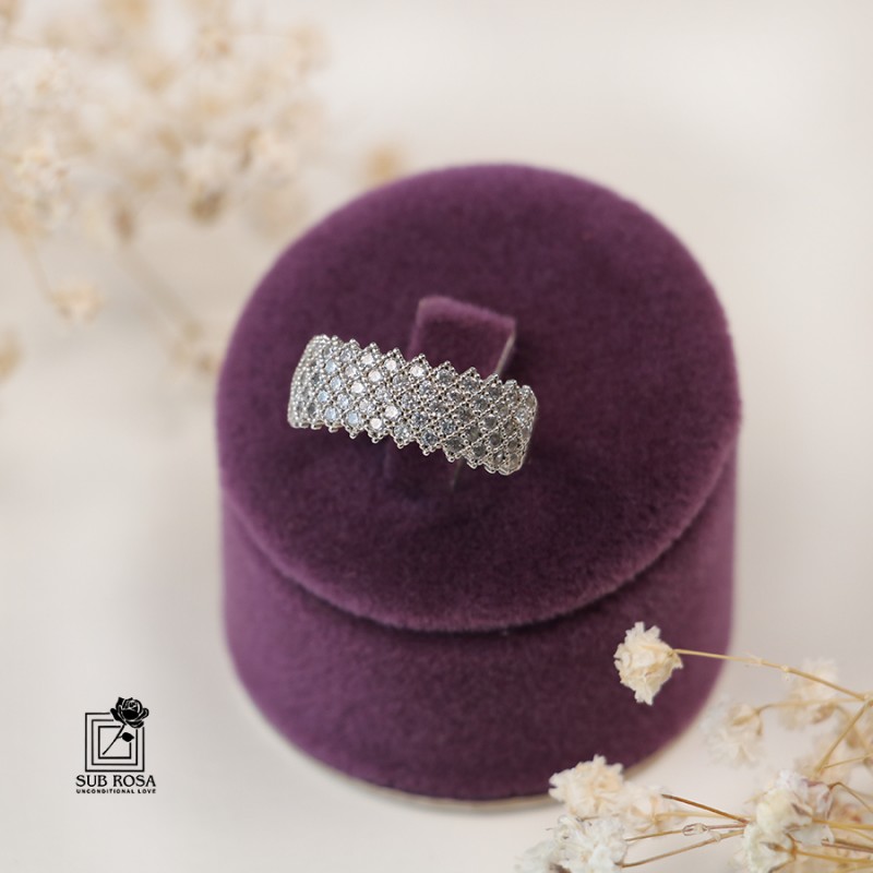 انگشتر نقره 925 زنانه 14787-FREE SIZE