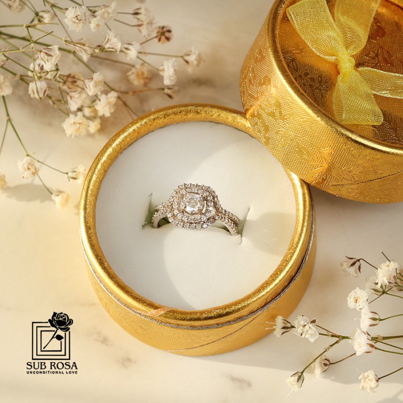 انگشتر نقره 925 زنانه 12806 -FREE SIZE