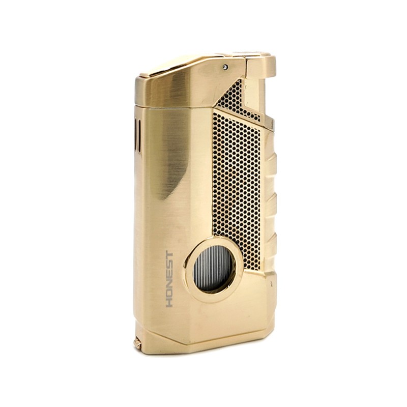 فندک اتمی ۳شعله هانست طلایی مدل۱۶۸۵