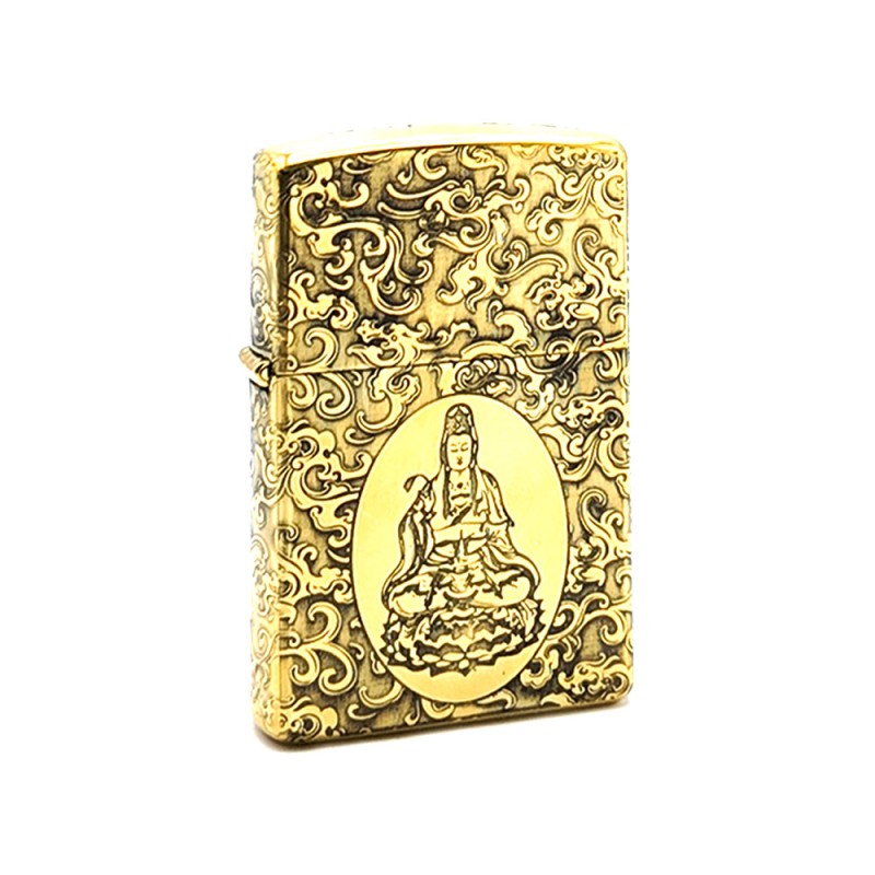 فندک بنزینی چیف طلایی مدل