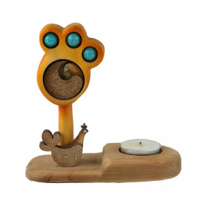 جاشمعی چوبی گل لوتوس