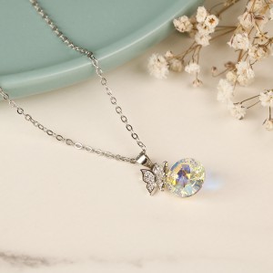 گردنبند سواروسکی المنتس نقره 15185