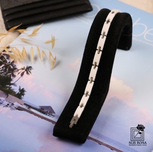 دستبند تنگستن سفید 260-12995