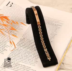 دستبند رولکس NEW رزگلد -نقره ای 13154