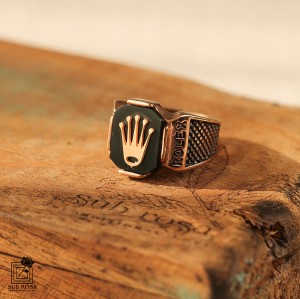 انگشتر استیل رولکس  سایز 9-14408