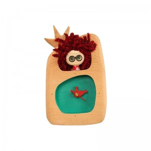 ساعت پرکار آدمک تک انار سبز