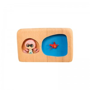 ساعت پرکار آدمک تک آبی