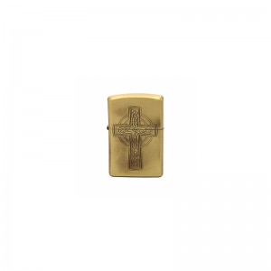 فندک زیپو طلایی مدل صلیب( Zippo ) 14154