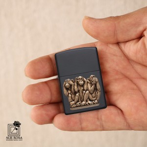 فندک زیپو اورجینال مدل 13620-Zippo 29409 THREE MONKEYS