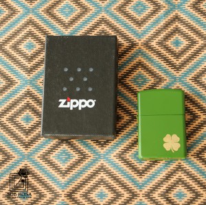 فندک زیپو سبز شانس( Zippo )