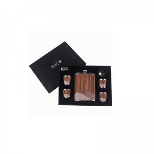 ست نوشیدنی روکش چوبی NBCO مدل 15304- FLNB-3