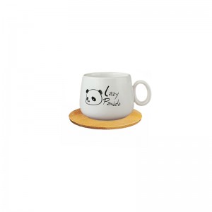 ماگ سرامیکی کفی دار LAZY PANDA-14100