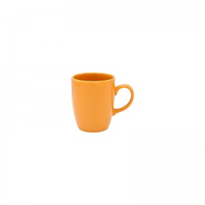 ماگ سرامیکی ساده نارنجی 13698