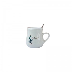 ماگ سرامیکی درب دار مدل کاکتوس02 14116