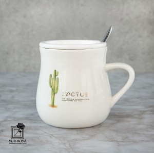 ماگ سرامیکی درب دار CACTUS 14265