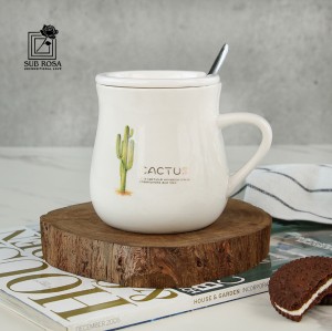 ماگ سرامیکی درب دار CACTUS 14265