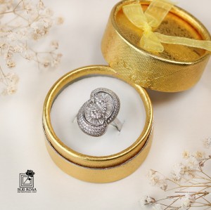 انگشتر نقره 925 زنانه 14761-FREE SIZE