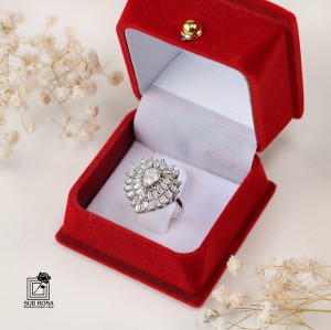 انگشتر نقره 925 زنانه 14776-FREE SIZE