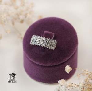 انگشتر نقره 925 زنانه 14787-FREE SIZE