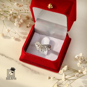 انگشتر نقره 925 زنانه 12799 -FREE SIZE