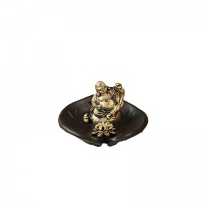 جاعودی طرح بودای شاد نشسته طلایی 14230