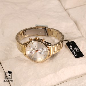 ساعت مچی زنانه رومنس طلایی 13000