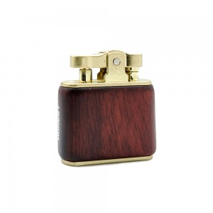 فندک گازی هانست طرح چوب قهوه ایی مدل