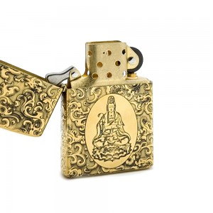 فندک بنزینی چیف طلایی مدل