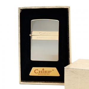 فندک بنزینی چیف طلایی مات مدل