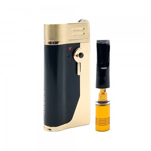 فندک گازی جوبون طلایی با چوب سیگار مدل