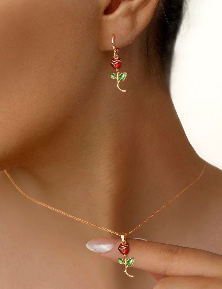 نیم ست گل رز YSX کد H002