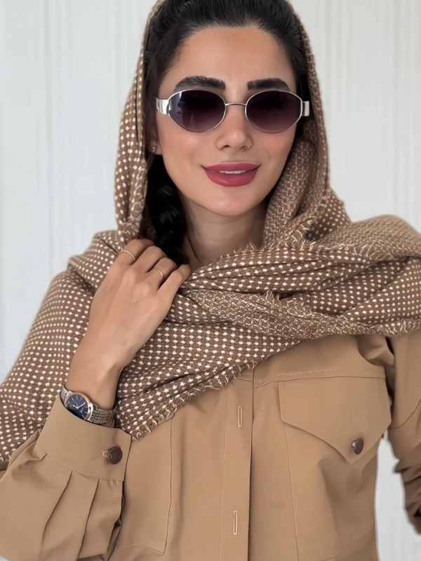 شال موهر وارداتی پاییزه توپی زنانه