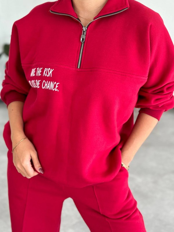 دورس نیم زیپ و جاگر  زنانه کد CHABI