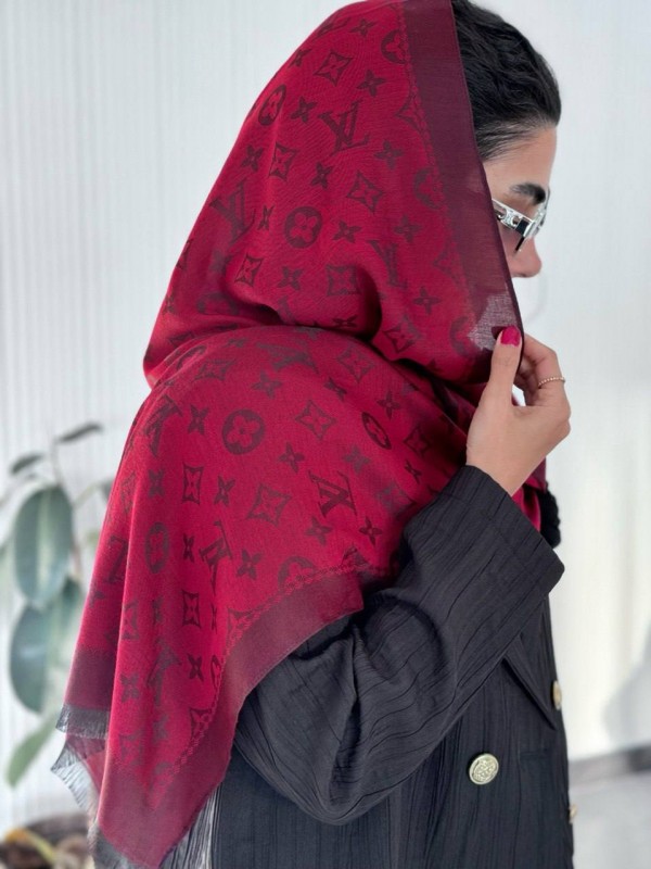 شال ژاکارد چری ال وی زنانه