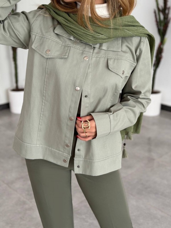 کت اسپرت زنانه کتان کد BEN