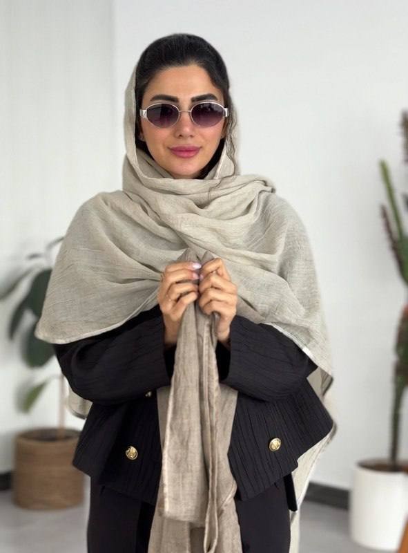 شال سوپر نخ لبه اریب