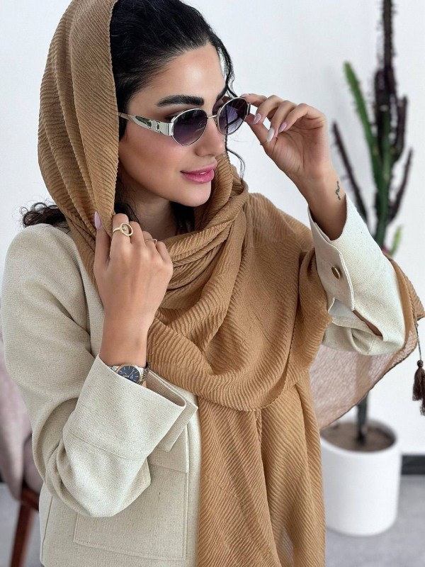 شال پلیسه برشکا زنانه