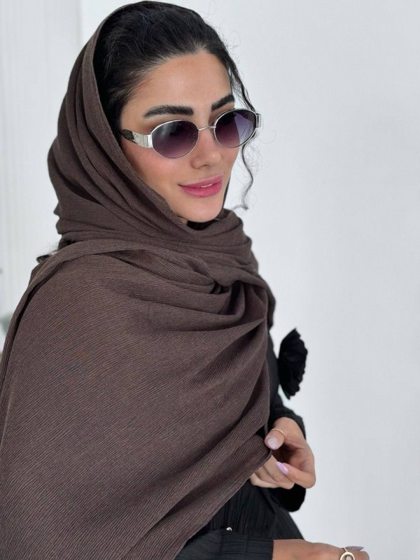 شال پلیسه (موکا) کد TAILOR