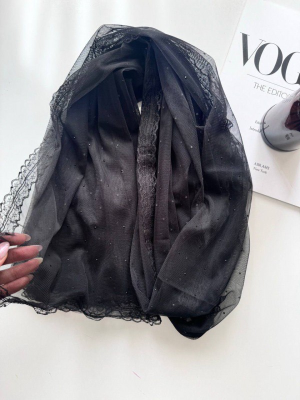 شال فانتزی توری نگین دار